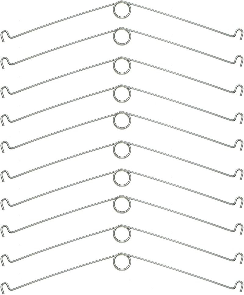 DGHAOP 10pcs Metal Recessed Light Spring Clips Recessed Lighting Trims 7.9" Torsion Spring Recessed Lighting Accessories - Image 1